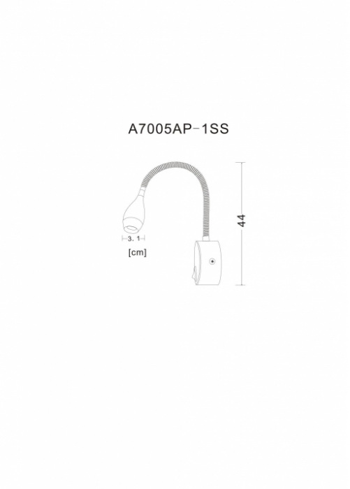 Спот Scorcio A7005AP-1SS — изображение 2