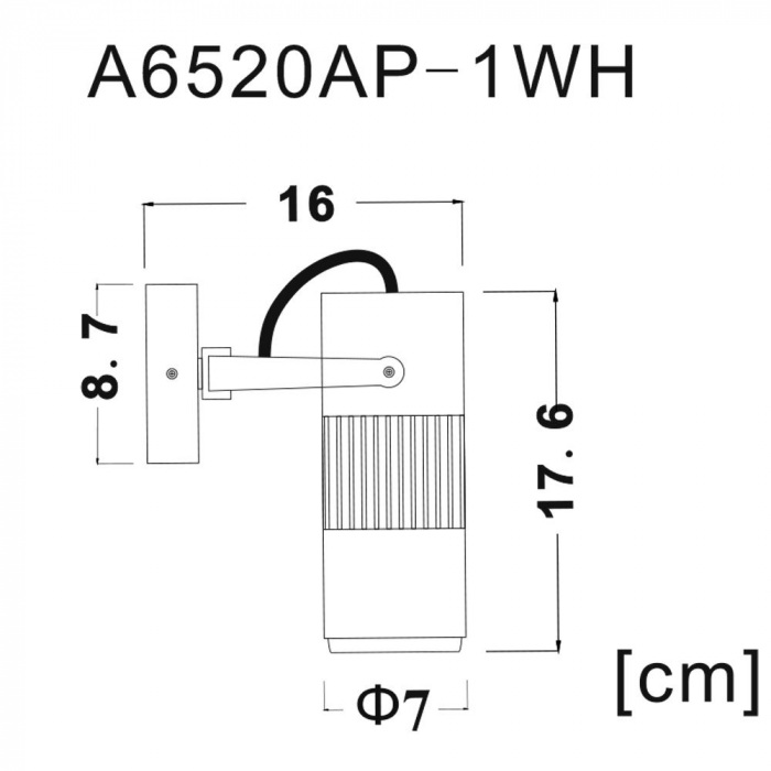 Спот Linea A6520AP-1WH — изображение 2