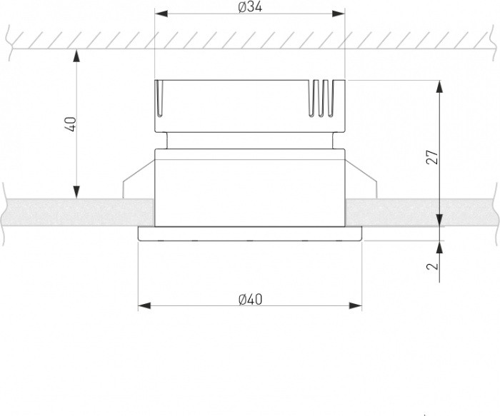 Точечный светильник Kary 25025/LED 3W 4200K WH белый — изображение 2