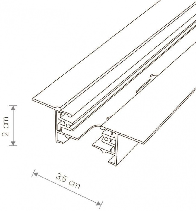 Шинопровод Profile Recessed 9015 — изображение 2