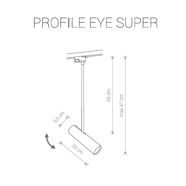 Трековый светильник Profile Eye Super 9325 — изображение 3