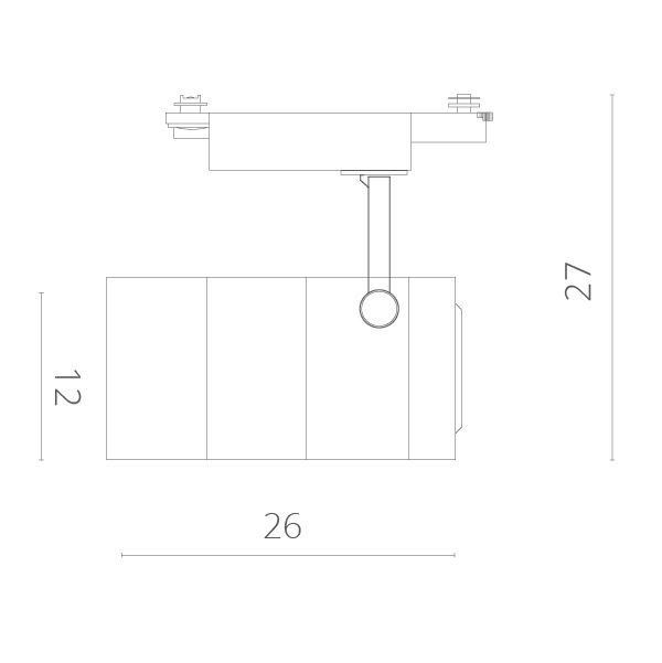 Трековый светильник Cinto A2718PL-1WH — изображение 2