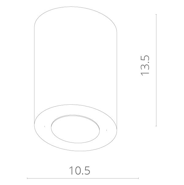 Точечный светильник Facile A5118PL-1WH — изображение 2