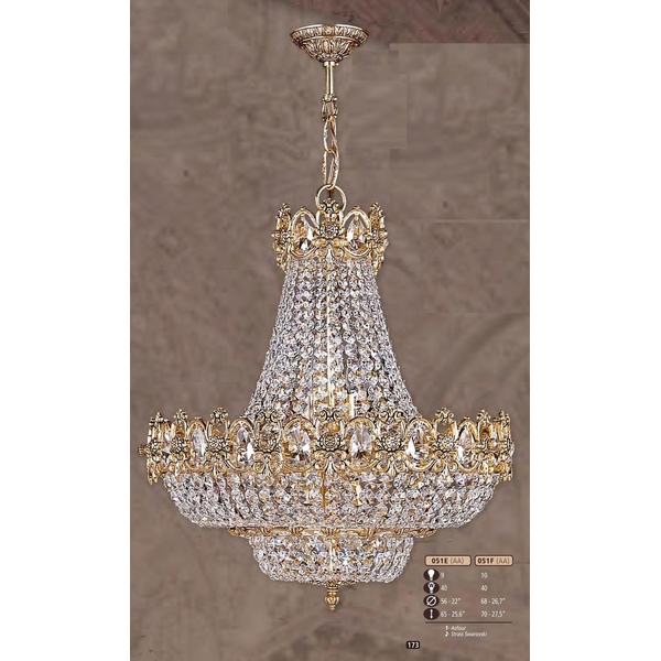 Подвесная люстра 051F 051F/10 AA ASFOUR
