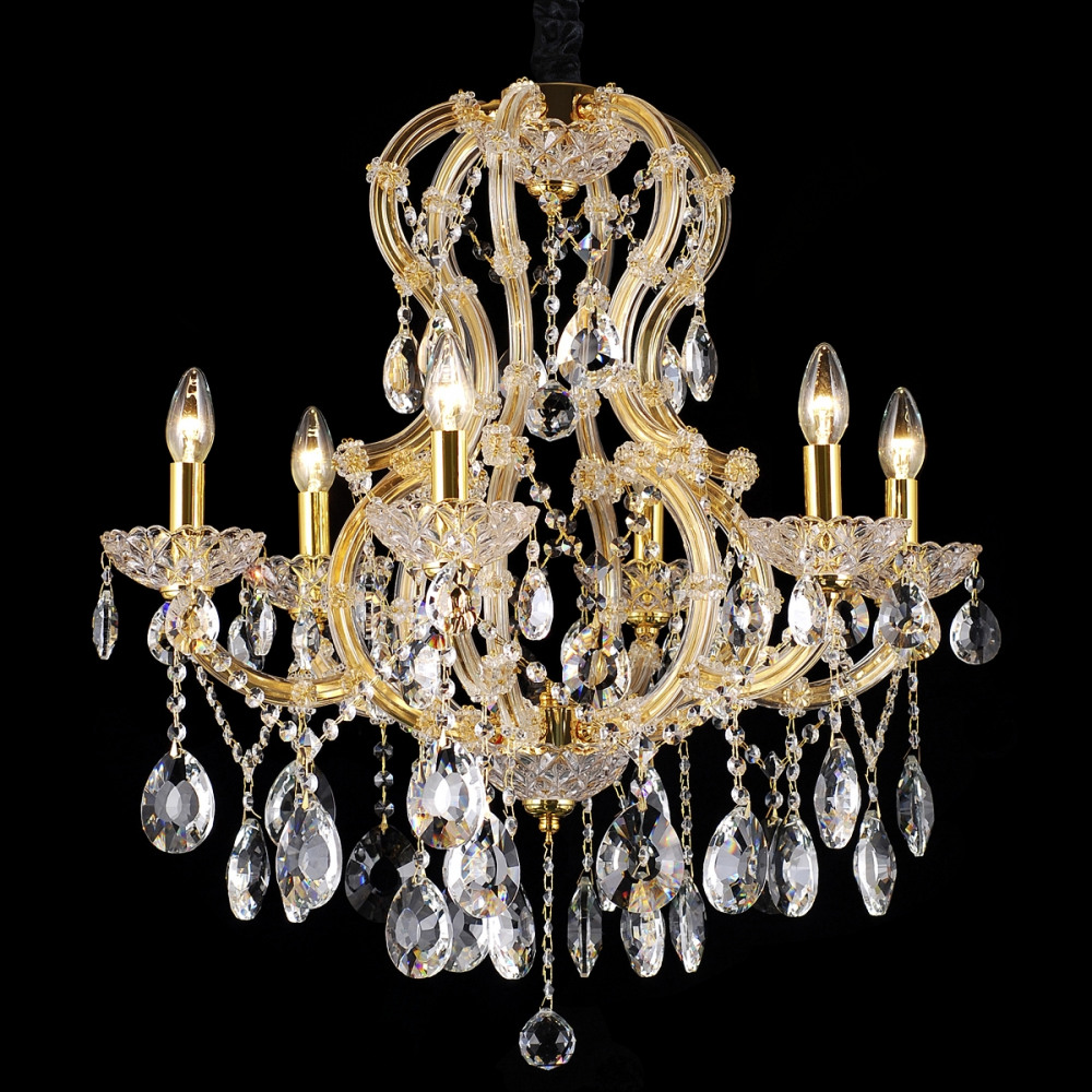 Подвесная люстра Milano Milano 10651/6C GOLD,CLEAR