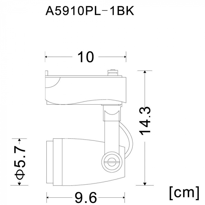 Трековый светильник Piccolo A5910PL-1BK — изображение 2