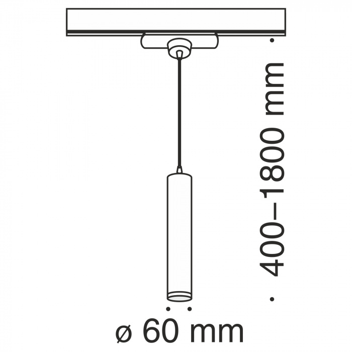 Трековый светильник Track lamps TR008-1-GU10-W — изображение 2