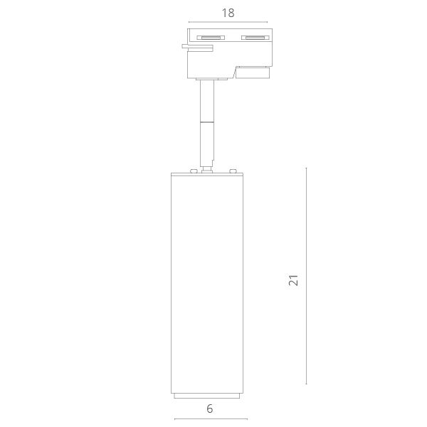 Трековый светильник Periscopio A1412PL-1WH — изображение 2
