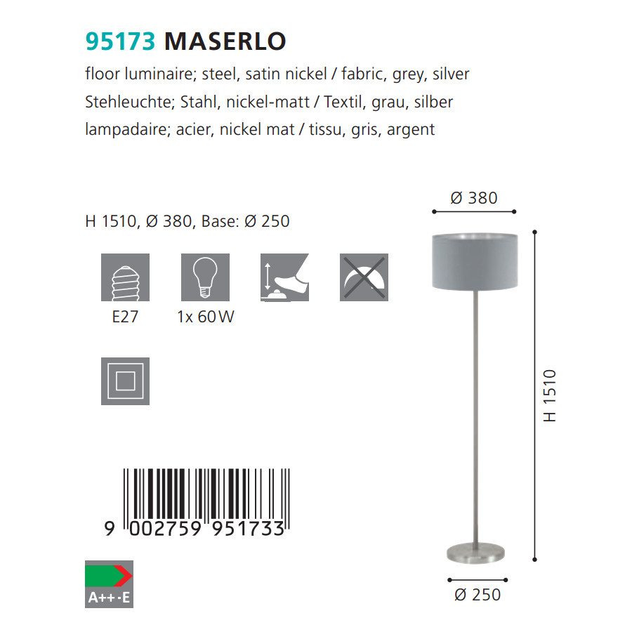 Торшер Maserlo 95173 — изображение 2